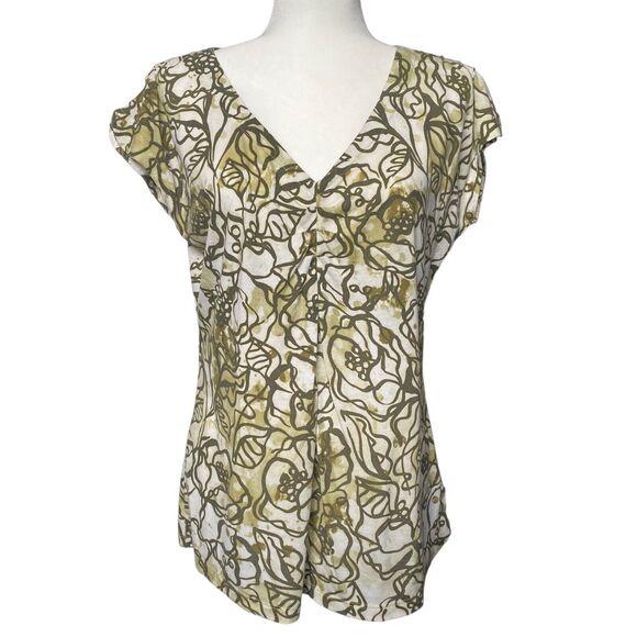 Lot of 4 Womens Apt 9 Liz Claiborne Shirts Blouses Short Sleeve Tops, Size Large - Picture 14 of 16